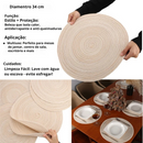 🍷 Estilo à Mesa™ – Conjunto Redondo de Proteção e Decoração Mais elegância, menos preocupação.