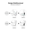 💺 PosturaZen™ – Almofada de Conforto Lombar Premium.Transforme seu assento em um espaço de bem-estar.