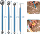 🖌️ ArtPonta™ – Conjunto de Estiletes de Bola para Texturas e Pontilhado Artístico Perfeito para pedras, argila e papel.