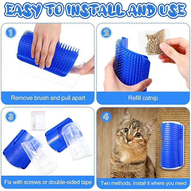 🐱 EscovaMiau™ – Escova de Autoestima Felina Mais conforto, menos pelos soltos e muito ronronar!