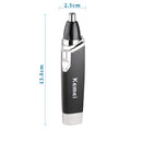 Depilador Nasal e Auricular Kemei KM-6512 - Higiene Perfeita sem Dor